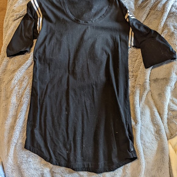 Obey baseball tee mini dress tunic sz xs - Picture 2 of 3